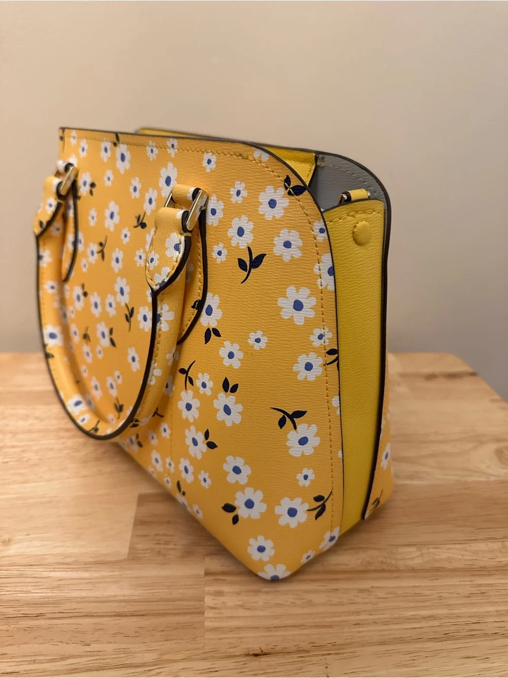kate spade Yellow Floral Dome Satchel